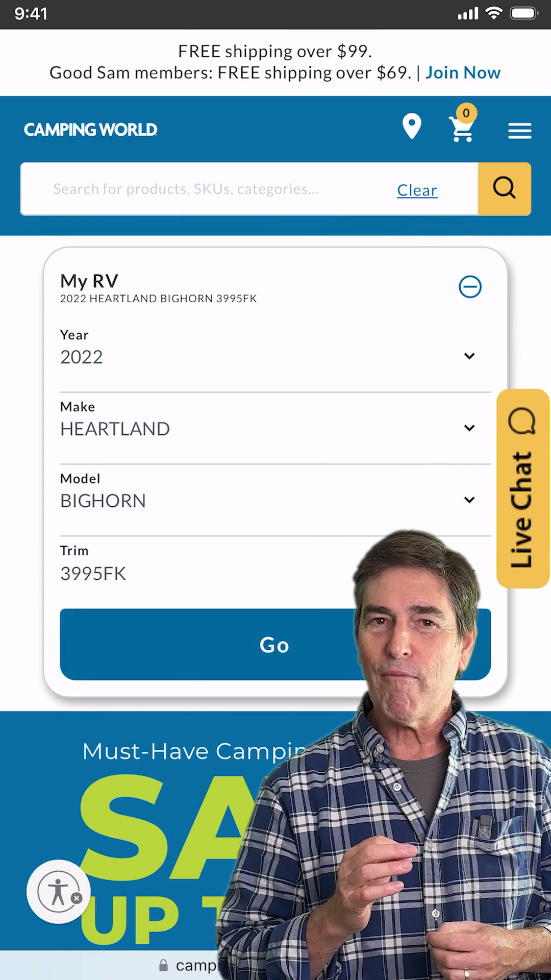 Camping World — Website
